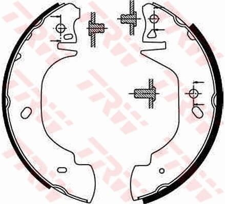 ARKA PABUÇ BALATA TRANSIT T12 2.0 2.5DI 2.5TD 94-00 254x52
