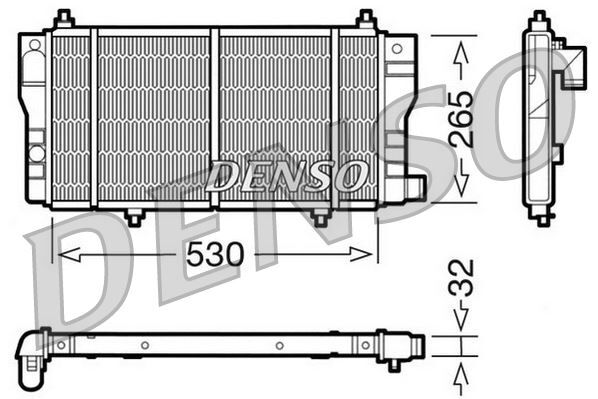 RADİATOR. ENGİNE COOLİNG CITRO N C15 84-05