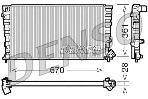 RADİATOR. ENGİNE COOLİNG CITRO N BERLINGO MF 96-11