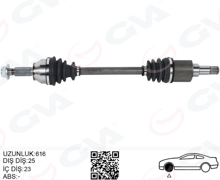ON AKS KOMPLE SOL FORD TRANSİT COURIER 1.5 -1.6 TDCİ 14