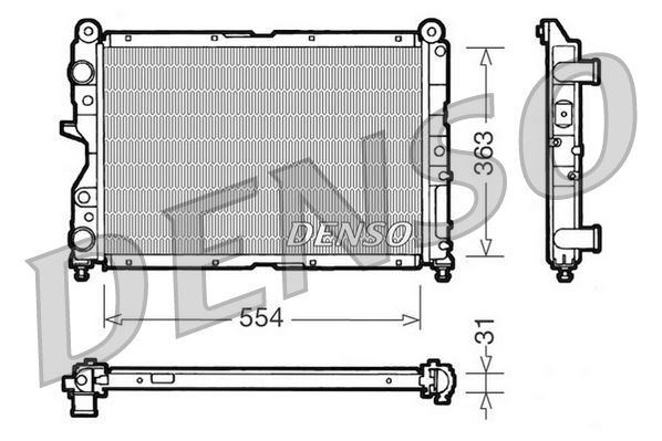 RADİATOR. ENGİNE COOLİNG ALFA ROMEO 145 / 146 94-01