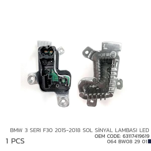 BMW 3 F30 2015-2018 SOL SİNYL LED MODL 63117419619
