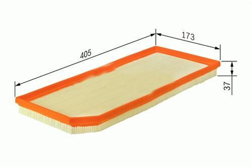 HAVA FİLTRESİ GOLF V 04 JETTA III 05 PASSAT 05 A3 04 ALTEA 06-09 2.0TFSI-2.0FSI AXX-BPY-BWA