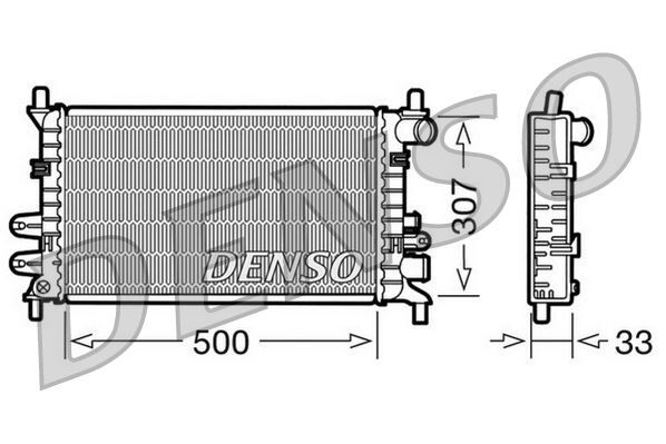 RADİATOR. ENGİNE COOLİNG FORD ESCORT V 90-95
