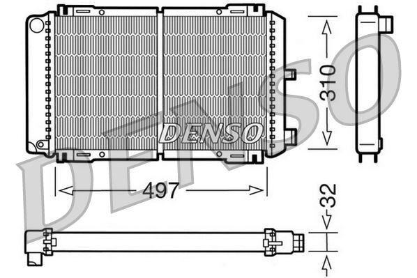 RADİATOR. ENGİNE COOLİNG FORD FIESTA I 76-86