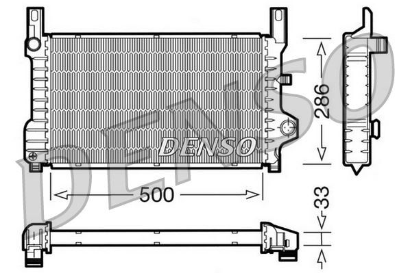 RADİATOR. ENGİNE COOLİNG FORD FIESTA III 89-97