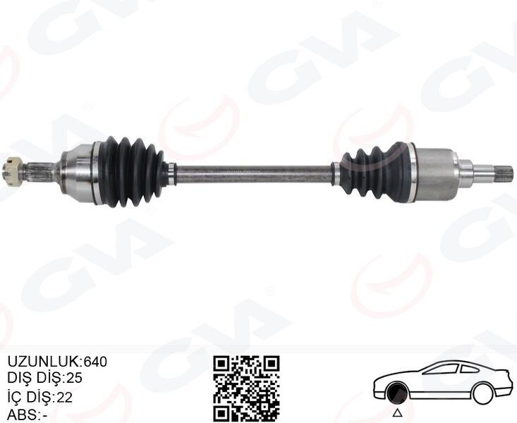 KOMPLE AKS SOL ON PSA 207 WA.WC 1.4 HDI M-T 06-12