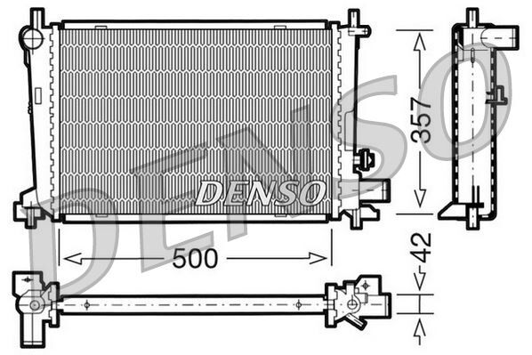 RADİATOR. ENGİNE COOLİNG FORD FIESTA IV 95-03
