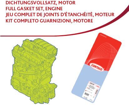 TAM CONTA TAKIMI. MOTOR KITGK F VOLV D5204T KIT Full Gasket Set. engine