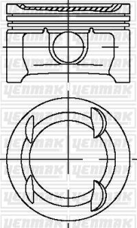 PİSTON SEGMAN STD ASTRA J-CORSA D-E MERIVA B-ADAM-AVEO 1.4 16V A/B14XER-XEL-XFL-XEJ 73.40mm