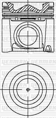 MOTOR PİSTON SEGMAN STD 88.00 DUCATO-DAILY-KARSAN 2.3 JTD 11 F1AE3481E