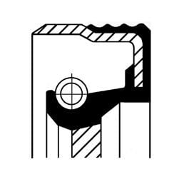 EKSANTRİK KAPAK KEÇESİ ÖN TOFAŞ M131 30x52x7 12012411B