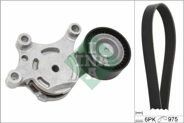 ALTERNATÖR GERGİ KİTİ 6PK975 P207-P308-P3008-P5008-PARTNER-BERLINGO-C3-C4-C5-DS3-DS4 1.4-1.6 HDI