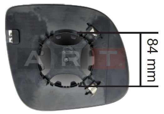 DIŞ DİKİZ AYNA CAMI ISITMALI ASFERİK SOL TRANSPORTER T6-AMAROK T6 2015- 2010-