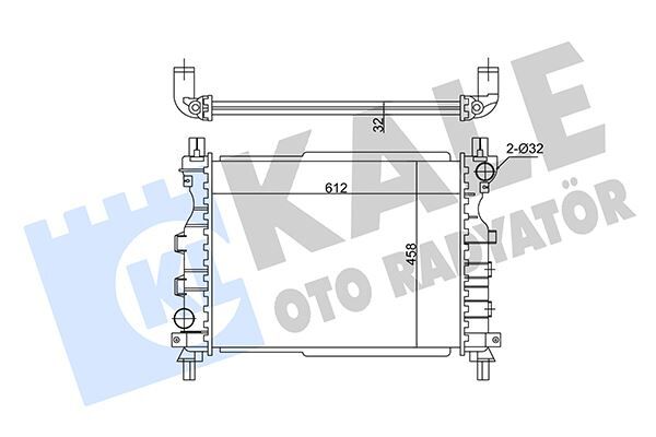 MOTOR SU RADYATORU LAND ROVER FREELANDER I L314 18K4F 204D3 M47D20 00 06