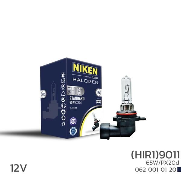 NIKEN 9011 HIR1 65W HALOJEN AMPUL PX20d 12V