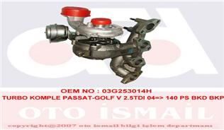 TURBO KOMPLE 7249305012S PASSAT-GOLF V - A3 2.0 TDI 04 140 PS BKD BKP 7249305010S