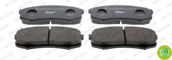 ARKA FREN BALATA MITSUBISHI PAJERO 3.2L V98W DI-D 07- / TOYOTA LAND CRUISER 4.2L 1HZ HZJ80 90-97 / LAND CRUISER PRADO 3.0L 1KD-FTV 1KZ-TE KZJ90 KDJ120 D-4D 96-09