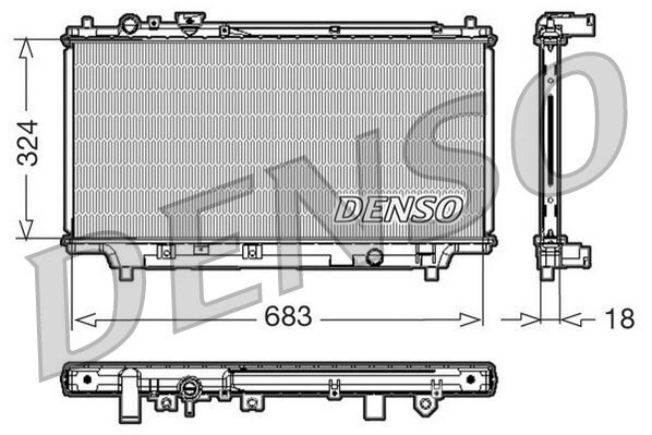 RADİATOR. ENGİNE COOLİNG MAZDA 323 C V 94-98