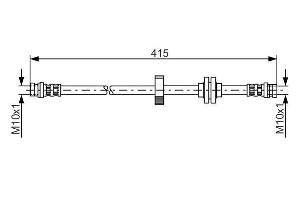 FREN HORTUMU; ÖN. 415.00 MM
