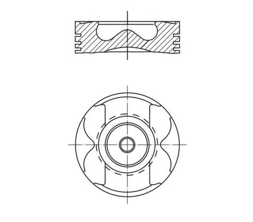 PISTON SEGMAN STD 83.00mm MERCEDES M274.910 W204 W205 W212 W213 R172
