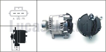 ALTERNATOR 12V 120A FOCUS 1.8TDDI 98 05 CONNECT 1.8TDCI 02 13 SAFTLI TIP-CANAKLI