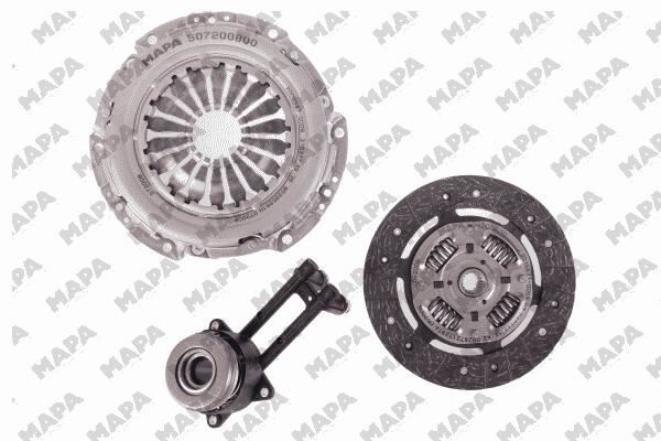 DEBRİYAJ SETİ HİDROLİK RULMANLI FIESTA VI 1.4 CSC