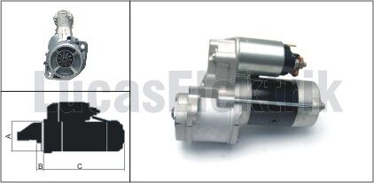 MARŞ MOTORU HYUNDAI STAREX 2.5 D4CB CRDI 140hp 02-08 / H1 2.5L D4CB CRDI 08- / H100 2.5L D4CB 140hp KAMYONET 06-09 / KIA SORENTO 2.5L D4CB 140hp 170hp 02- 12v 2.2kw 10 diş