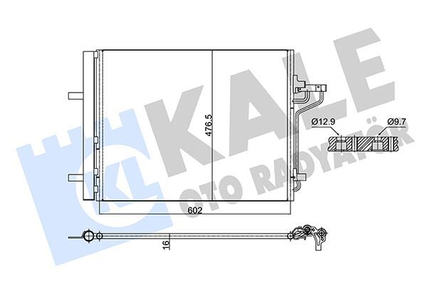 KLIMA RADYATORU FOCUS III 11 17 1.6 ECOBOOST C-MAX II 11 1.6 ECOBOOST -2.0 TDCI