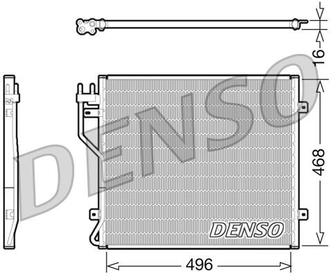 CONDENSER. AİR CONDİTİONİNG JEEP CHEROKEE / LIBERTY KJ 01-08
