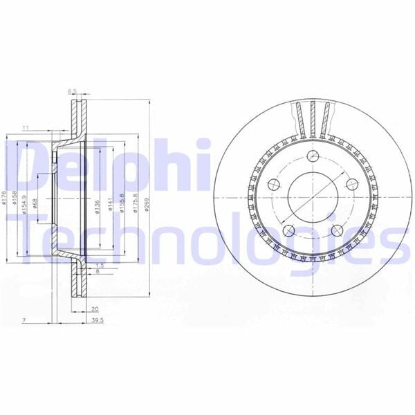 FREN DİSKİ ÇİFTLİ PAKET . DELİKLİ ARKA AUDI 100. A6 09/1989 1997