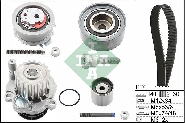 DEVİRDAİMLİ TRİGER SETİ PASSAT-JETTA-GOLF5-OCTAVIA-TOLEDO-A3-A6 2.0 TDI 2007-2011 BKP-BKD-BRE-BLB
