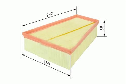 HAVA FİLTRESİ NISSAN X-TRAIL 2.0L QR20 M9R MR20DE T31 07- / QASHQAI 1.6L HR16DE R9M Dci J10 06- RENAULT KOLEOS 08 2.0dCi M9R