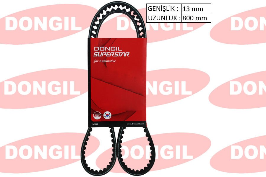 800x13 V-KAYIŞI 13x800 ALFA ROMEO 164- AUDI A6-VW LT- BMW- NISSAN ALMERA-TOYOTA COROLLA