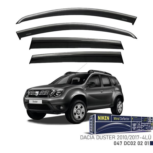 KROMLU CAM RÜZGARLIĞI DACIA DUSTER 2010-2017 4LÜ