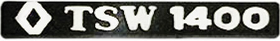 TORPİDO YAZISI TSW 1400 R12