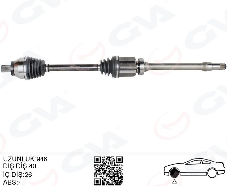 ON AKS SAG KOMPLE S60 II 1.6 D 11 15 S80 II 1.6 D DRIVe 10 15 V70 III 1.6 D 10 15 V60 I 1.6 DRIVe 11 15