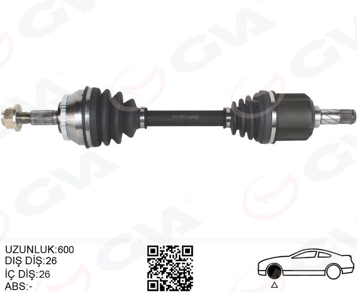 KOMPLE AKS SOL V40 I 2.0 T 00 03 S40 I 2.0 T 97 03 OTOMATİK ŞANZIMAN