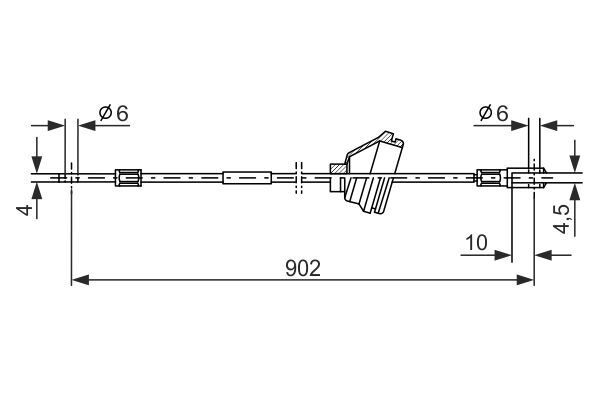 FREN TELİ. 902 MM