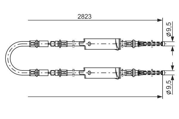 FREN TELİ. 2823 MM