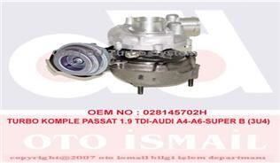 TURBO KOMPLE PASSAT 1.9 TDI-AUDI A4-A6-SUPER B 3U4 X