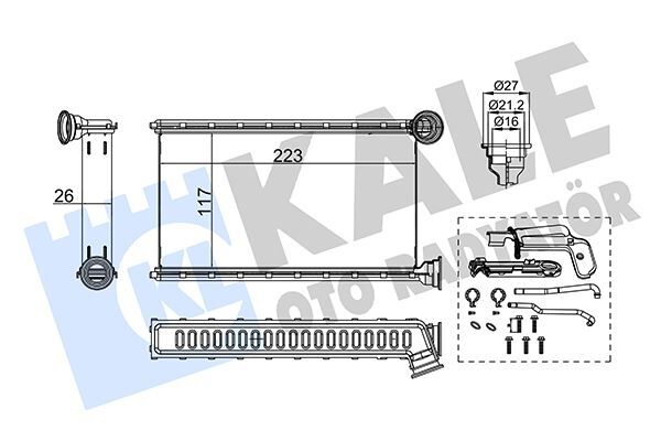 KALORİFER RADYATÖRÜ PSA C1. 108. AYGO