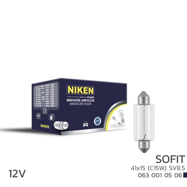NIKEN SOFIT AMPUL 15W 41X15 12V 10LU