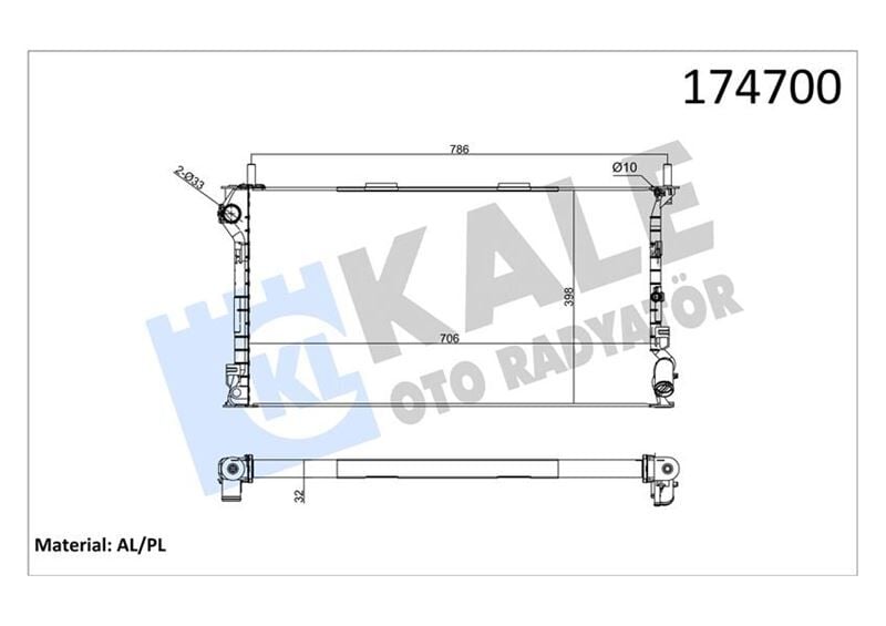 MOTOR SU RADYATORU CONNECT 1.8TDCI 75PS 90PS 110PS 02 KLIMALI 2 SIRA AL PL