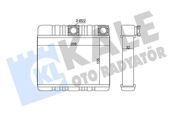 KALORIFER RADYATORU BMW E46 98 05 E83 06 11