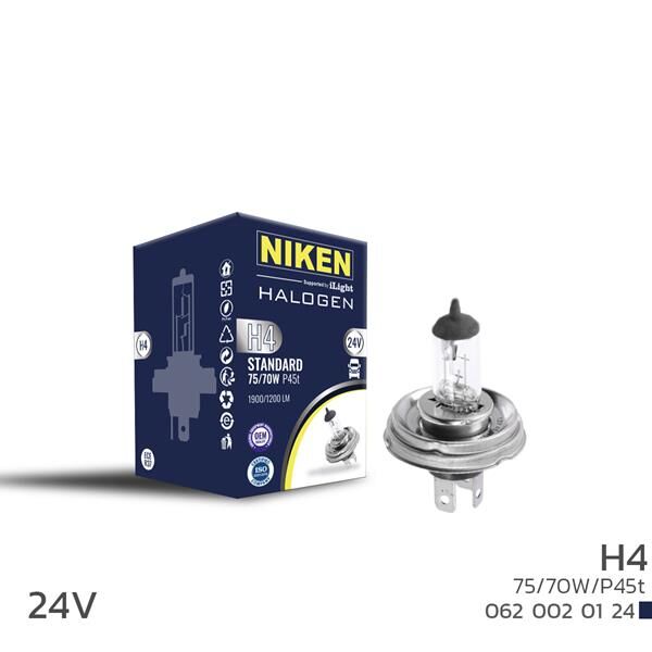 NIKEN 24V H4 75W/70W HALOJEN AMPUL P45t