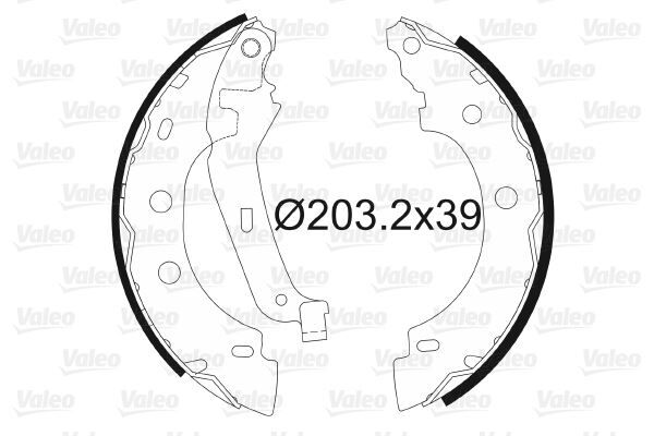 ARKA PABUÇ BALATA KNG 1.2-1.4 ENJ1.6.-1.9D 97 1.5DCİ 01 KUBISTAR 03-09 203x39
