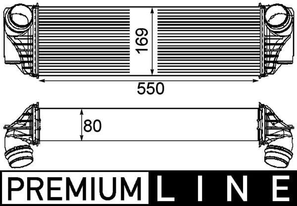 TURBO RADYATORU BMW B47 N47 N57 F10 F11 F12 F01 F02 F03 F04 PREMIUM LINE