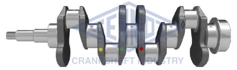 KRANK MİLİ MITSUBISHI CANTER 3.3L 4D31 FE304 FE444 85-97 / HYUNDAI HD72. HD77. MIGHTY 3.3L 3.5L D4AE D4AF 95-
