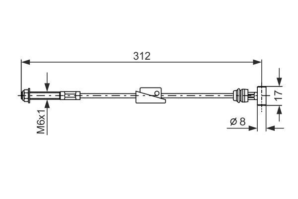FREN TELİ. 312 MM